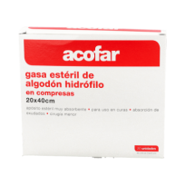 Acofar gasa estéril algodón...